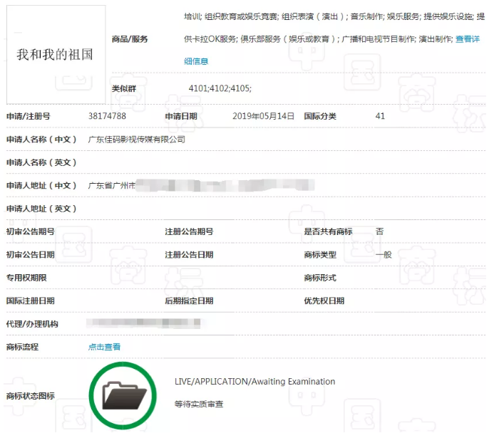 繼《我和我的祖國(guó)》，又有兩檔國(guó)慶大片未注冊(cè)商標(biāo)！